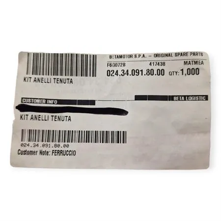 024.34.091.80.00 Kit revisione forcella Ø37 BETA ENDURO/MOTARD RR 50 2T >2012, ENDURO RR 125 4T AC 2013-2015 e ENDURO RE 125 4T AC 2016