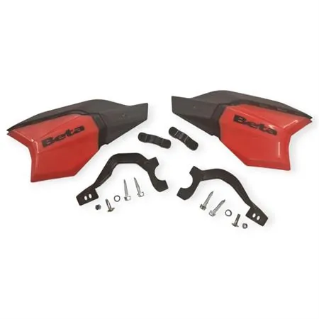 Paramani BETA ROSSO-NERO aperti con kit montaggio - Compatibili Beta 2T/4T