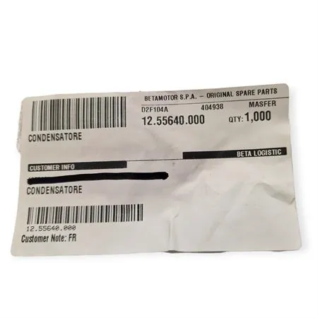 12.55640.000 Condensatore elettronico originale BETA per BETA ENDURO/MOTARD RR 50 2T prodotti dal 2012 fino al 2017 - tutte le versioni
