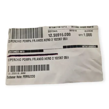12.55916.000 Coperchio pompa freno anteriore originale BETA per tutti i BETA RR ENDURO/MOTARD 50cc 2T e 125cc 4T, ALP 200 e 350 4T e MOTARD M4 350cc 4T