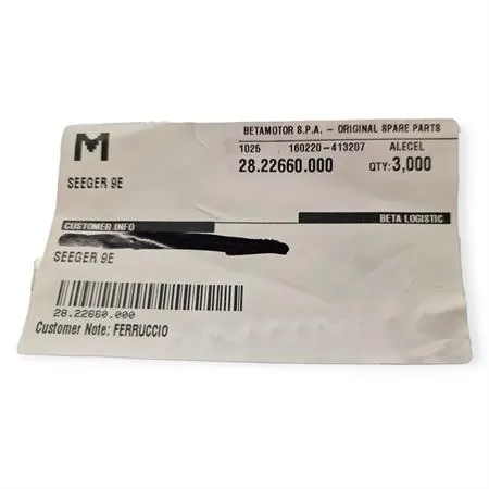 28.22660.000 Seeger Ø9 mm esterno