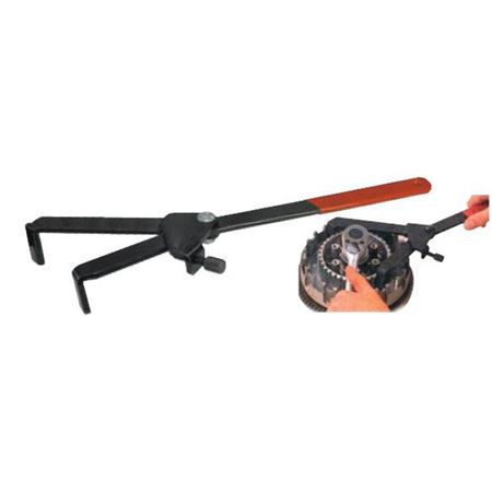 Attrezzo universale Buzzetti per bloccare il volano e la campana frizione con dentelli piatti ed apertura da 70mm a 125mm, ricambio 5638