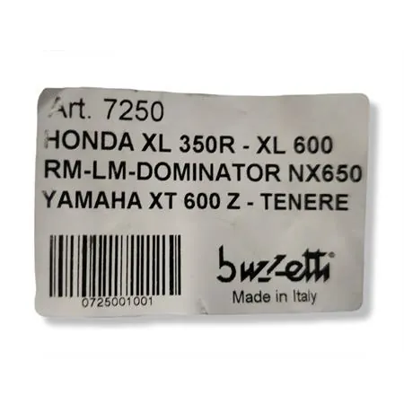 7250 Leva Cambio Honda XL350R, XL600RM, LM, Dominator NX650, Yamaha XT600Z, Tenere in acciaio con puntale pieghevole