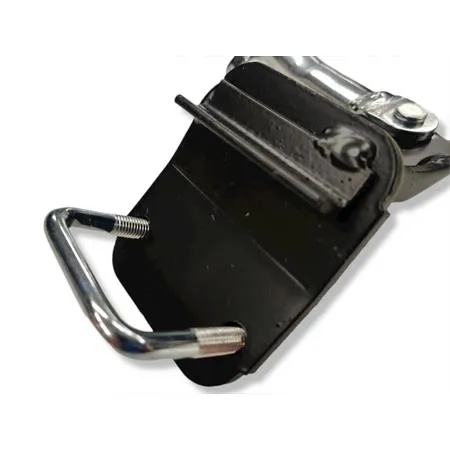 Cavalletto laterale cromato Buzzetti per scooter Yamaha Aerox 50 cc prodotti dal 2013 in poi con ruote da 13 pollici, ricambio 8563C