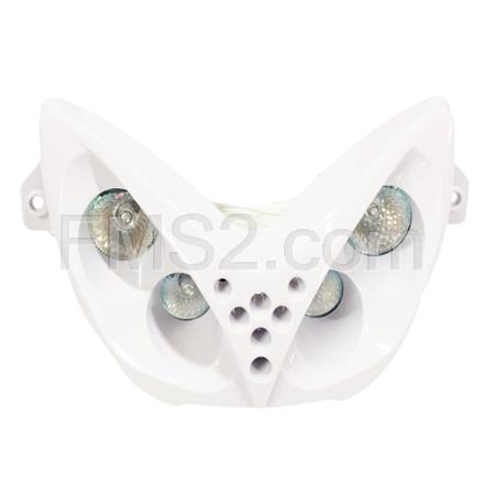 Maschera fanale Nitro bianca 4 luci s/led TUN'R, ricambio CGN465489