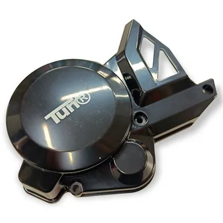 CGN482237 Copri volano Tun'r per ciclomotore Derbi senda euro3 in plastica di colore nero lucido