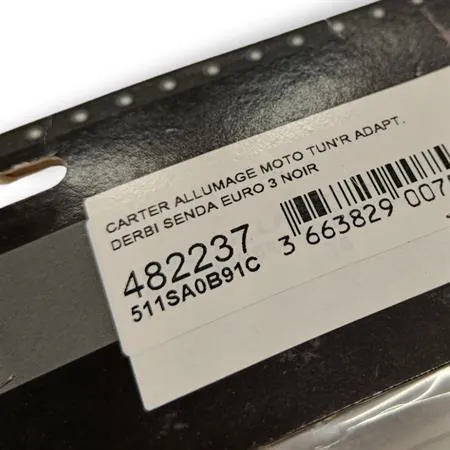 CGN482237 Copri volano Tun'r per ciclomotore Derbi senda euro3 in plastica di colore nero lucido