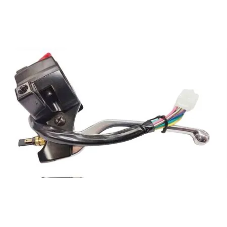 Comando freno sinistro completo di devio luci, leva e interruttore stop per scooter Yamaha BW'S 50 prodotti dal 2004 in poi (TNT), ricambio CGN491460