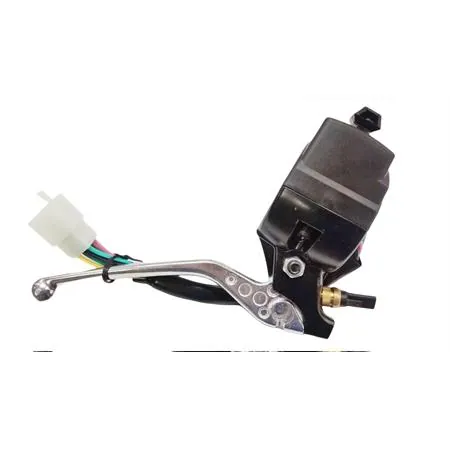 Comando freno sinistro completo di devio luci, leva e interruttore stop per scooter Yamaha BW'S 50 prodotti dal 2004 in poi (TNT), ricambio CGN491460