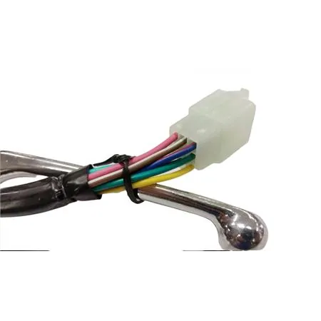 Comando freno sinistro completo di devio luci, leva e interruttore stop per scooter Yamaha BW'S 50 prodotti dal 2004 in poi (TNT), ricambio CGN491460