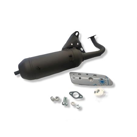 Marmitta Tecnigas silent pro tipo originale per scooter Mbk Booster, Nitro, Ovetto 100 cc e Yamaha Bw's, Neo's e Aerox 100 cc con raffreddamento ad aria, ricambio 403753175