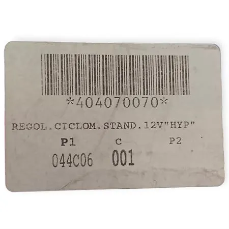 Regolatore di tensione standard 12v 8 Ah 1 faston, ricambio 404070070