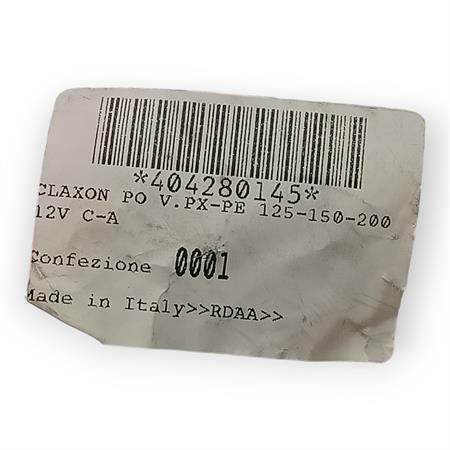 Claxon po v.px-pe 125-150-200, ricambio 404280145