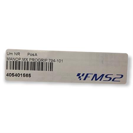 Coppia manopole Progrip modello MX 794-101 in gomma di colore bianco per utilizzo su manubri cross, ciclomotori e scooter con diametro da 22 mm, ricambio 405401565