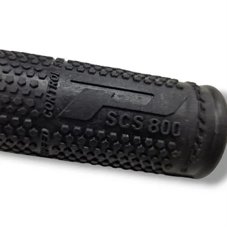 Manopole ProGrip in gomma nera modello MX 803-102 senza foro terminale, ricambio 405401855