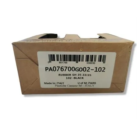 Coppia manopole scooter PROGRIP 767-102 in gomma di colore nero per scooter 50 cc, ricambio 405402020