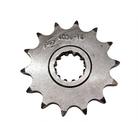 Pignone Chiaravalli CHT modello 4038 K rinforzato con 14 denti e passo catena da 420 per motori Minarelli serie am345 e AM6, ricambio HA4254038140