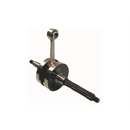 Albero motore CIF (Mazzucchelli) corsa standard con volani quasi pieni e gabbie argentate per scooter Piaggio Gilera, ricambio 10147-MM