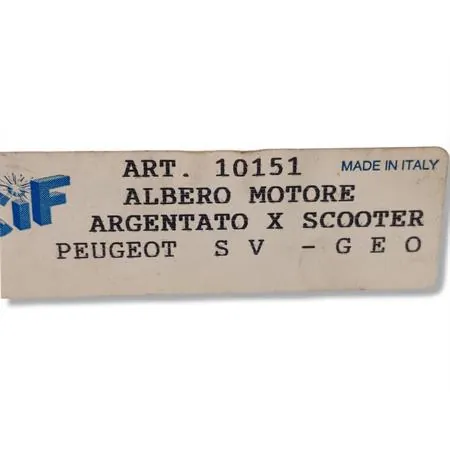 10151 Albero motore argentato Peugeot sv (CIF)