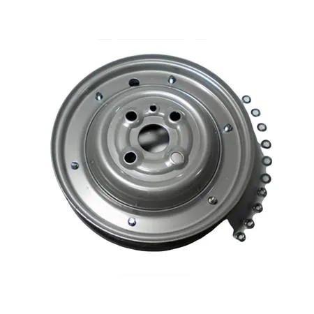 Cerchio ruota per Vespa 50 v5a1t v50nc con sportello piccolo lato motore diametro esterno 248mm e colore grigio metallizzato (CIF)