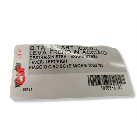 Leva freno destra/sinistra ciclomotori p, ricambio 10209-L