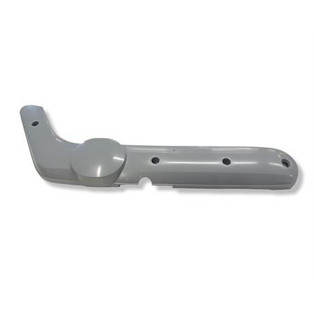 Coppia fiancatine laterali CIF made in Italy per ciclomotore Piaggio Ciao SC in plastica di colore grigio venduti senza perni, senza molle e senza scritta, ricambio 10426