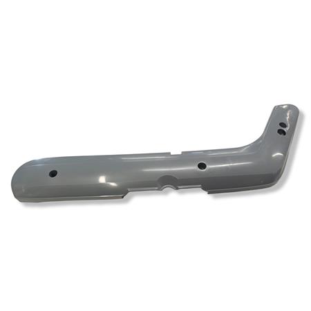 Coppia fiancatine laterali CIF made in Italy per ciclomotore Piaggio Ciao SC in plastica di colore grigio venduti senza perni, senza molle e senza scritta, ricambio 10426