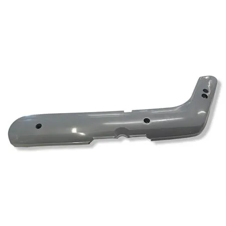 Coppia fiancatine laterali CIF made in Italy per ciclomotore Piaggio Ciao SC in plastica di colore grigio venduti senza perni, senza molle e senza scritta, ricambio 10426
