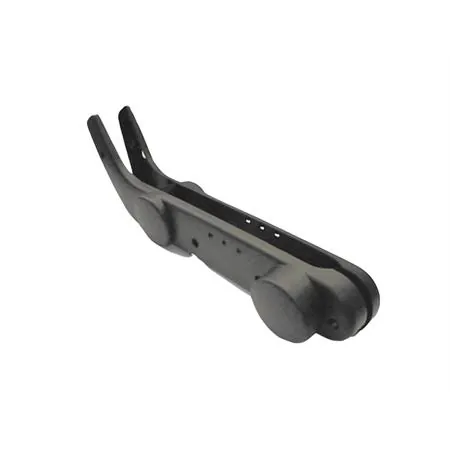 Coppia fiancatine laterali in plastica di colore nero per ciclomotore Piaggio Ciao fl con variatore (CIF), ricambio 10428-30
