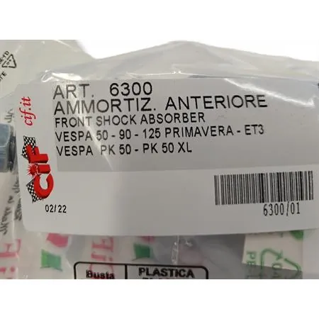 Ammortizzatore anteriore e posteriore vespa 50 90 125 primavera kit, ricambio 10700-KT