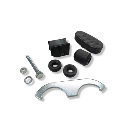 Kit ammortizzatori Carbone serie carboon look sport regolabili nel precarico molla e versione limited edition per Piaggio vespa 50 special, 125 primavera, 125 Et3, ricambio 10751-KT