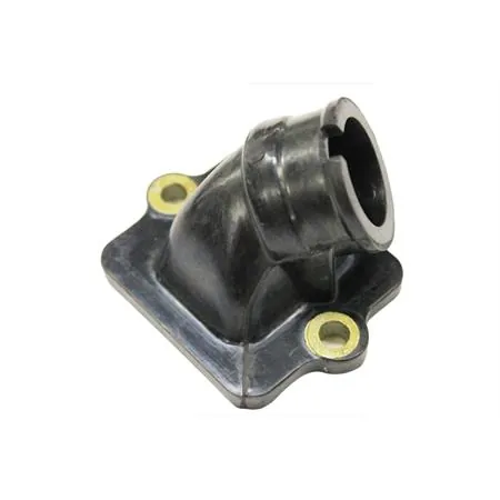 Collettore raccordo aspirazione in gomma con diametro interno da 22 mm e interasse fori d'attacco da 53 mm per scooter 50 Piaggio e Gilera (CIF), ricambio 11660