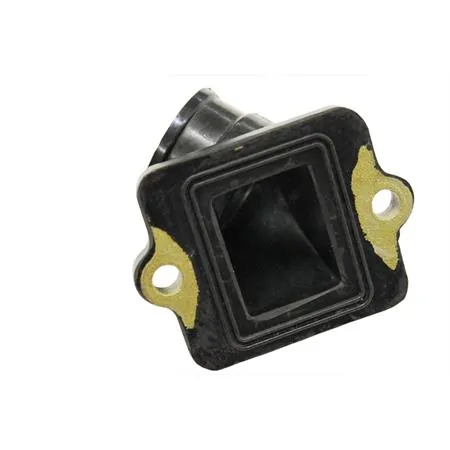 Collettore raccordo aspirazione in gomma con diametro interno da 22 mm e interasse fori d'attacco da 53 mm per scooter 50 Piaggio e Gilera (CIF), ricambio 11660