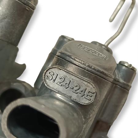 Carburatore Dell'orto distribuito da CIF modello SI 24-24 senza miscelatore per Piaggio Vespa P200E, PX200E e adattabile su PX125 e PX150 tutti i modelli senza miscelatore, ricambio 12242