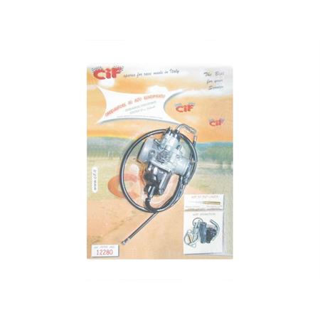 Kit carburatore Dell'Orto phvb 20,5 ed versione Racing con spillo e polverizzatore modificati per scooter e maxi scooter fino a 125 cc (CIF), ricambio 12280