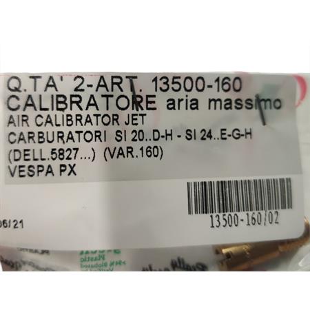 Calibratore aria massimo var.160 filetto, ricambio 13500-160