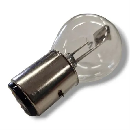 1407 Lampadina biluce CIF BA20D 12V-35/35W biluce abbagliante e anabbagliante con vetro trasparente