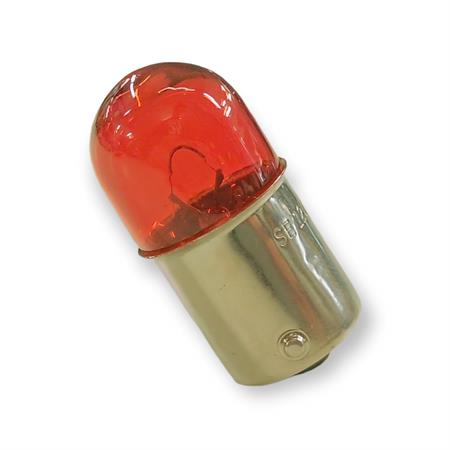 Lampadina CIF 12 Volt 10 Watt BA15S, palloncino, colore rosso, ricambio 1419-RED