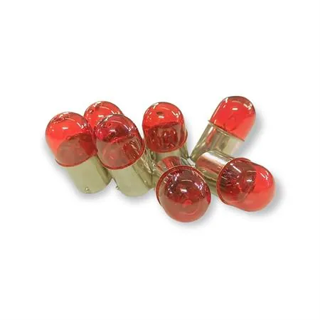 1419-RED Lampadina CIF 12 Volt 10 Watt BA15S, palloncino, colore rosso
