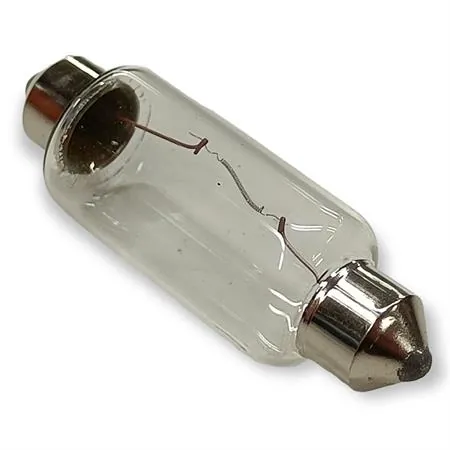 Lampadina CIF 6 Volt 15 Watt, siluro, colore trasparente