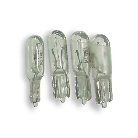 Lampadina tutto vetro w2x4,6d -t5 mini w, ricambio 1438