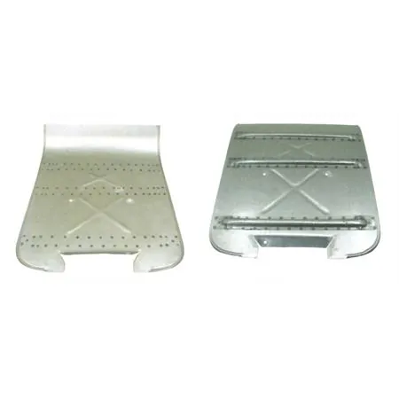 Fondo pedana in lamiera grezza con 3 traverse (CIF), ricambio 15906