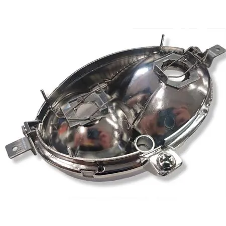 1626 Gruppo ottico fanale anteriore completo di portalampade Bosatta per Piaggio vespa et4 e liberty 125 cc e 150 cc prodotti fino al 2002 (CIF)