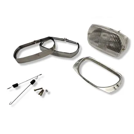 Gruppo ottico fanale anteriore in plastica originale Siem per Piaggio Vespa 50 Special (CIF)