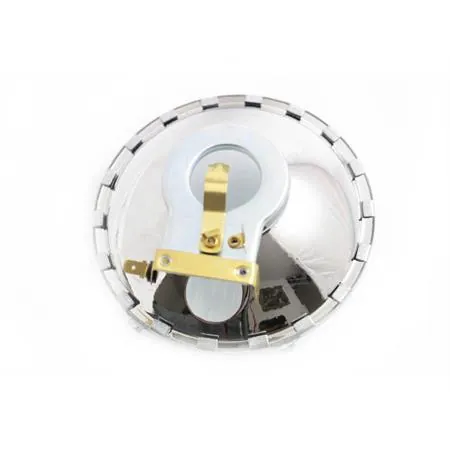 1702 Gruppo ottico fanale anteriore in plastica per Piaggio Vespa 50 l-r-s tondo (CIF)