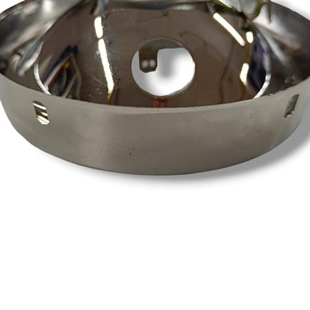 Gruppo ottico fanale anteriore in vetro originale Siem per Piaggio vespa 125 e 150 prodotte dal 1959 al 1965 e vespa GS 150 e vespa GL 150 pro, ricambio 1706-OR