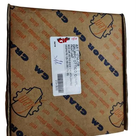 1714-OR Gruppo ottico fanale anteriore originale siem completo di portalampada per Piaggio Vespa PX 125cc, 150cc, 200cc prodotti dal 1973 al 1983 (CIF