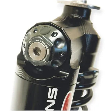 18301-NN Ammortizzatore Anteriore Hitech Carbone HTR Black Edition Vespa 50/90/125 Primavera ET3 PK - Regolabile racing