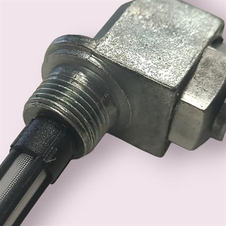 Rubinetto benzina ciclomotore Garelli Noi e ciclomotori vari con filetto diametro 12 x 1mm e codulo diametro 6 mm,  con riserva (CIF), ricambio 3174