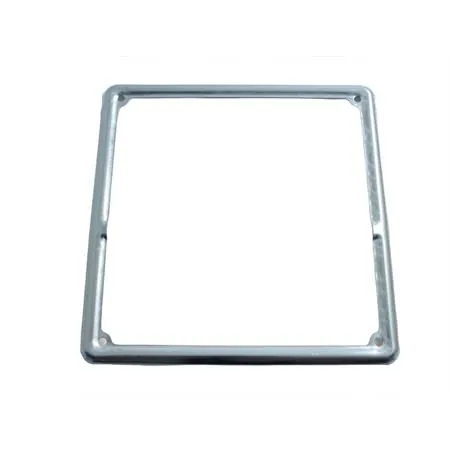 CORNICE TARGA INOX LUCIDATA VECCHIE DIMENSIONI Mm.170x170 - VESPA